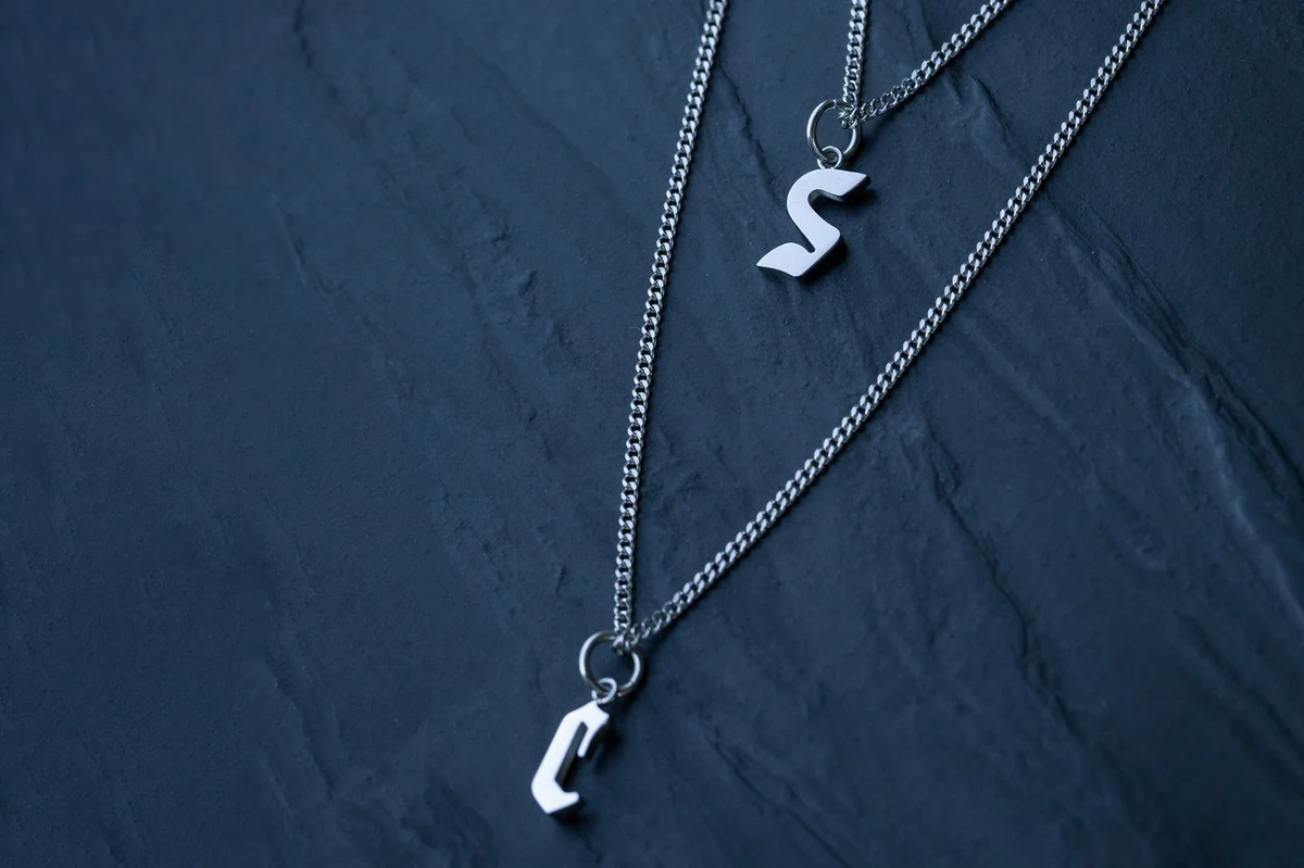 initial alphabet necklace