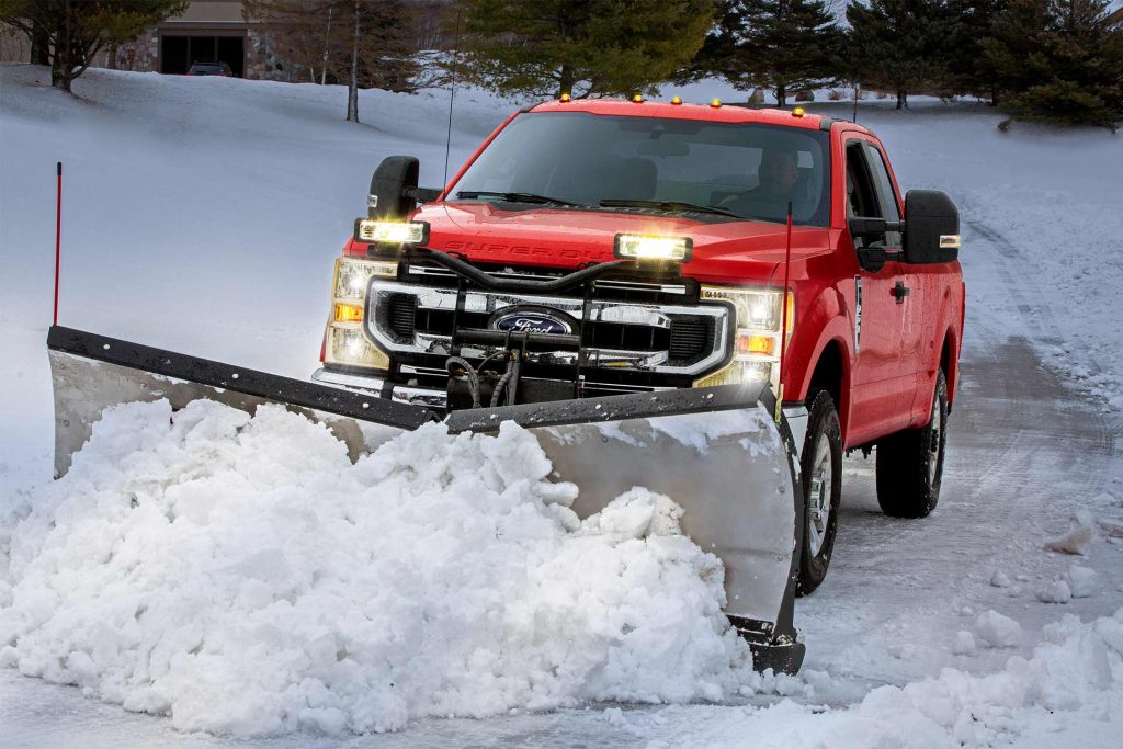 snow plowing trucks