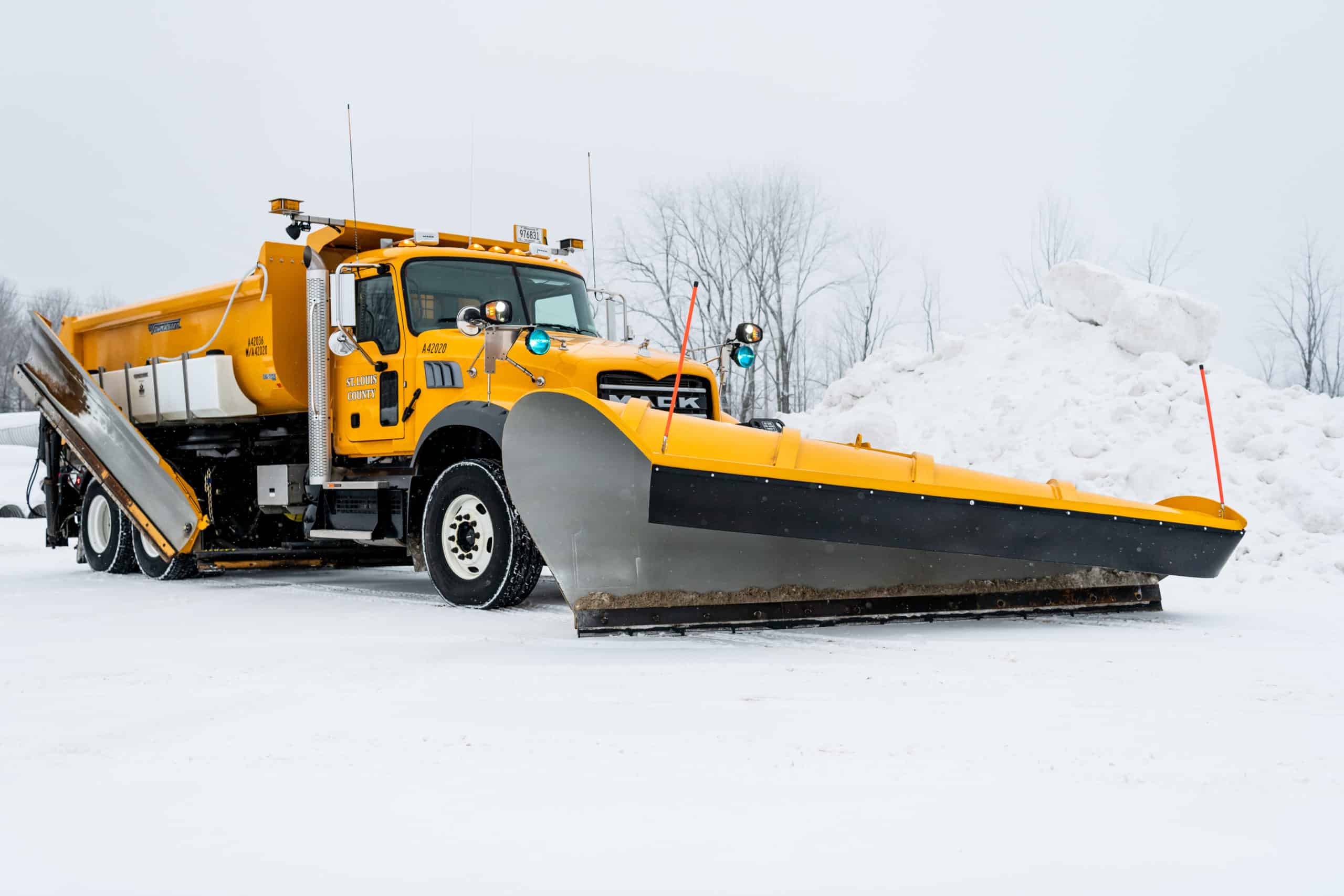 snow plowing trucks
